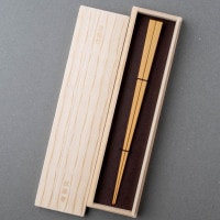 京都 清水銘竹 白竹 四角拭漆 朱合