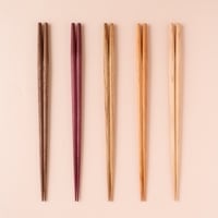 NATURAL WOOD 取箸｜盛り付けに、取り分けに◇天然無塗装の両口取箸｜27cm