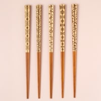 ふくのはし ｜きりりとした竹箸に縁起のいい文様を｜細身 竹箸 24cm