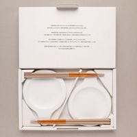 sarahashi double set｜毎日の食卓から未来を思う｜ white x white