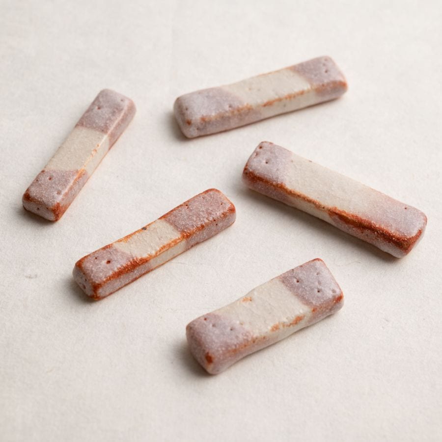 【オンライン限定】志野焼 四角 紅志野/鼠志野