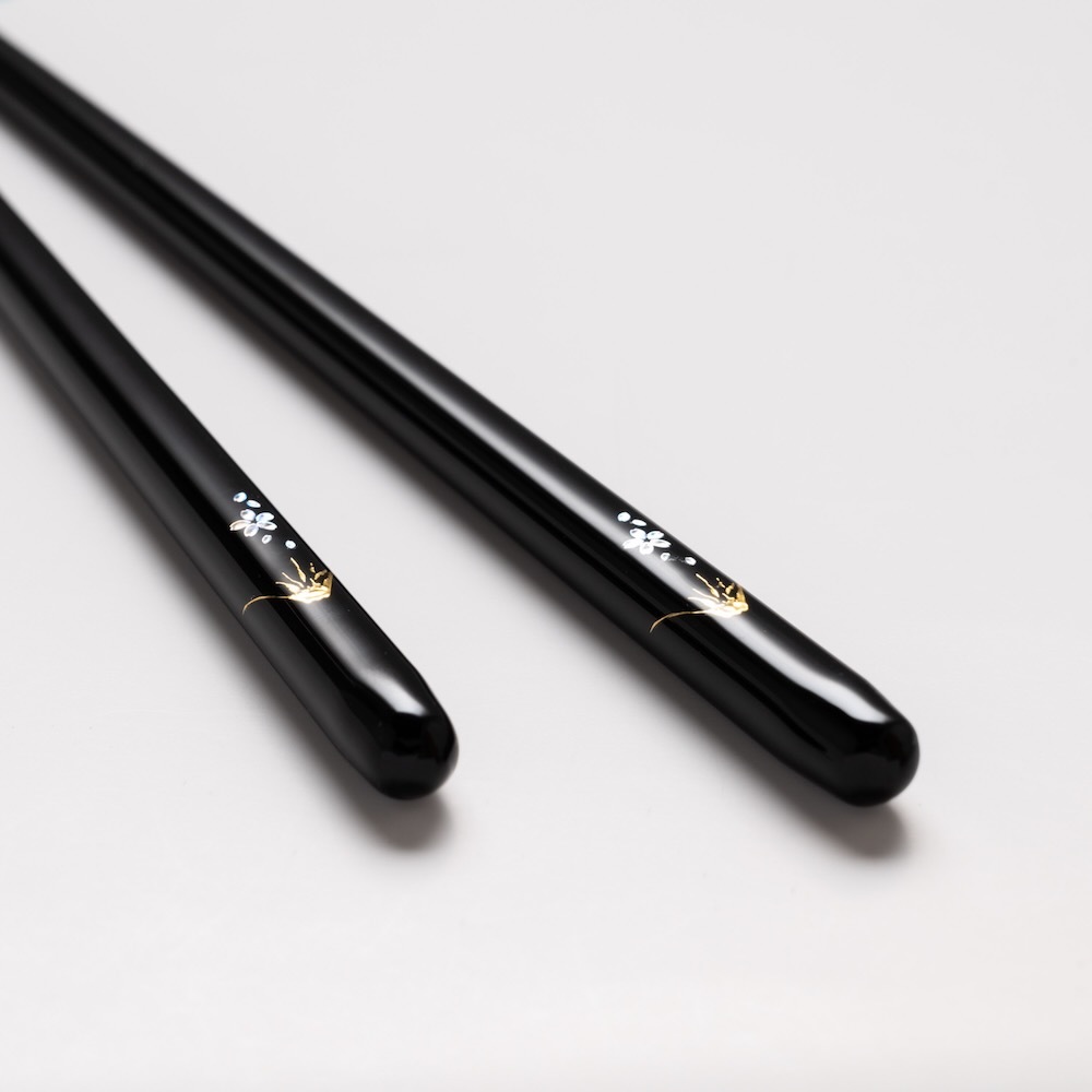 さくらさく 食洗対応 桜富士ペア 落雁箸置付　