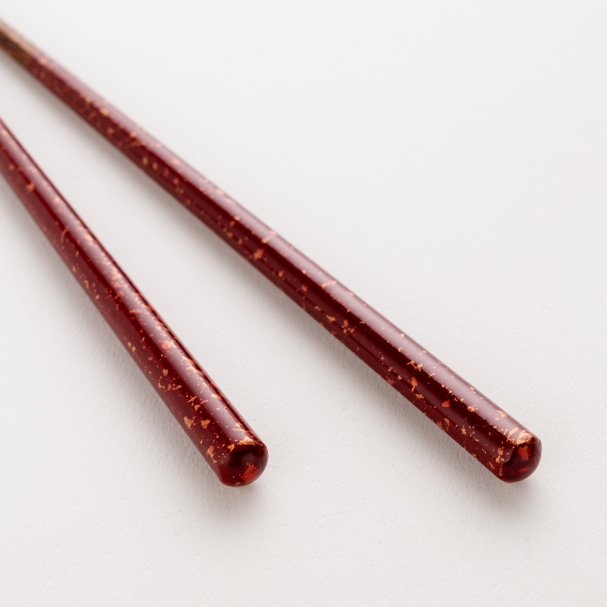 食洗漆八角金彩 ペア 砂岩箸置付 ギフト箱付