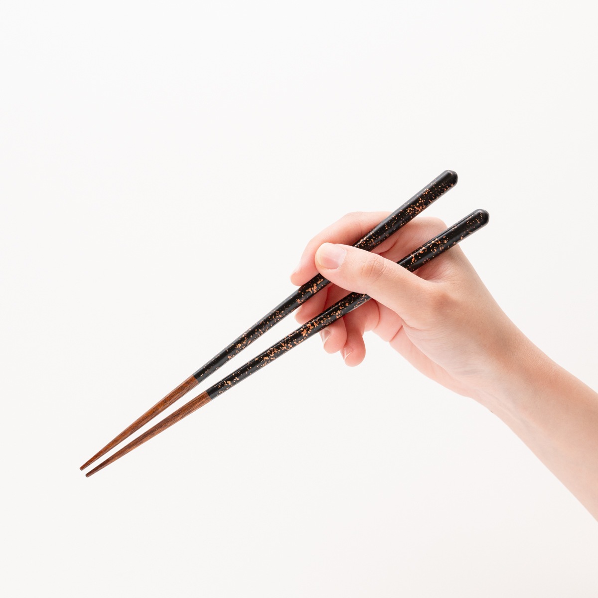 食洗漆八角金彩 ペア 砂岩箸置付 ギフト箱付