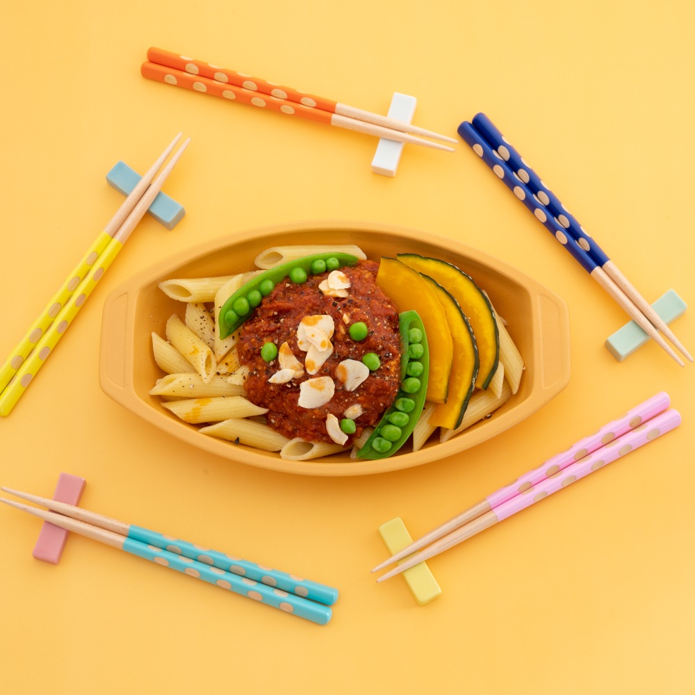 ｜6歳～10歳◇持ち方をアシスト｜パレット 18cm 子ども箸 食洗対応　