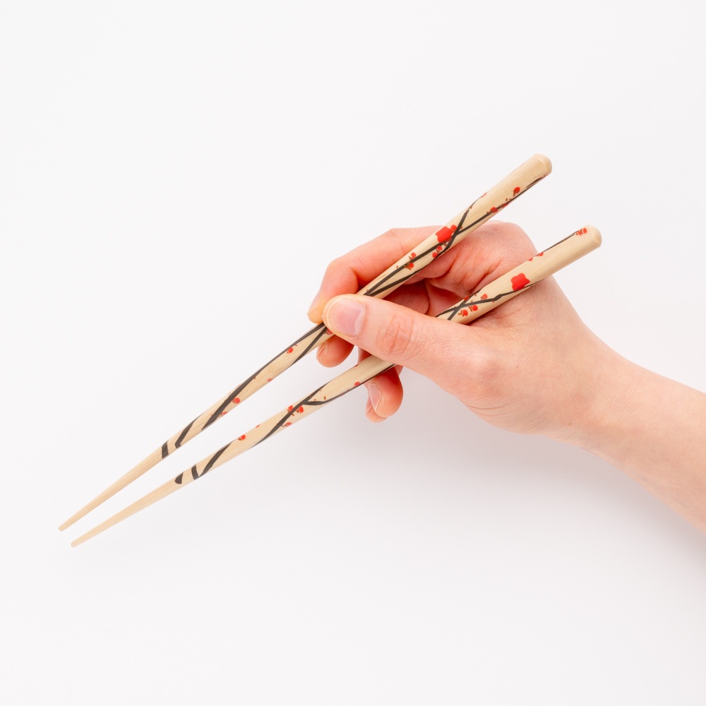 Rimpa 梅×松柄 |食事の時間を芸術のワンシーンにする箸と箸置|ペアギフトセット