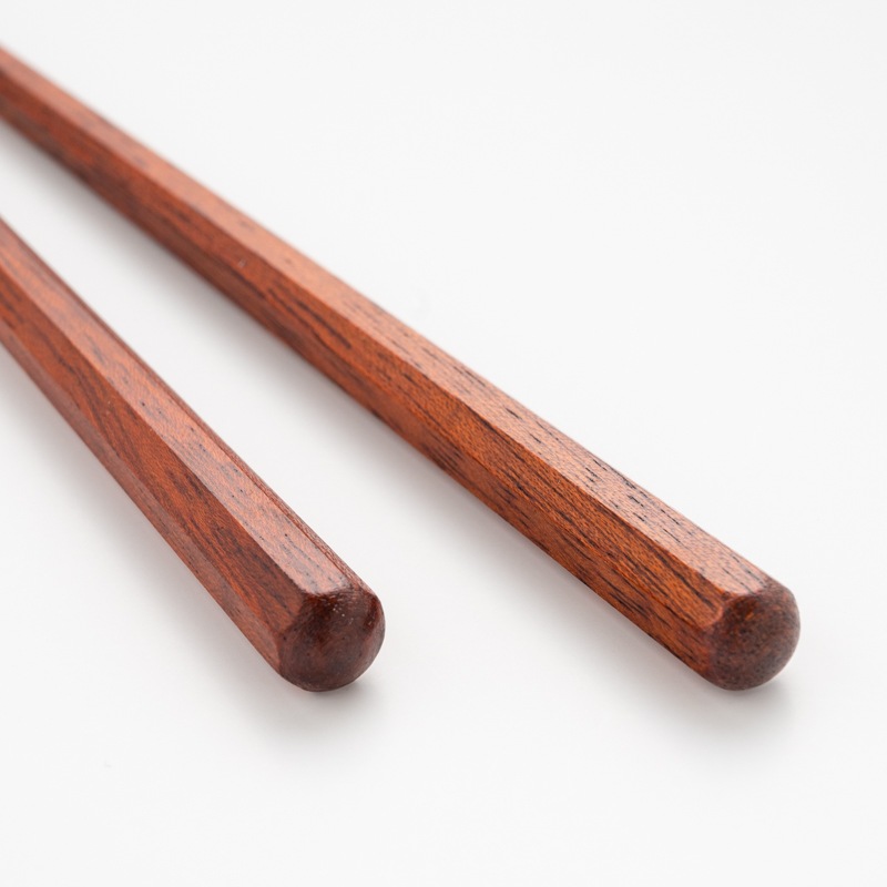 正八箸 黒檀・サティーネ 八角 ペア