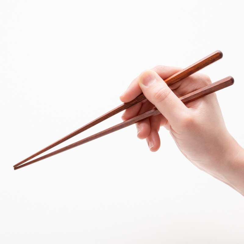 正八箸 黒檀・サティーネ 八角 ペア