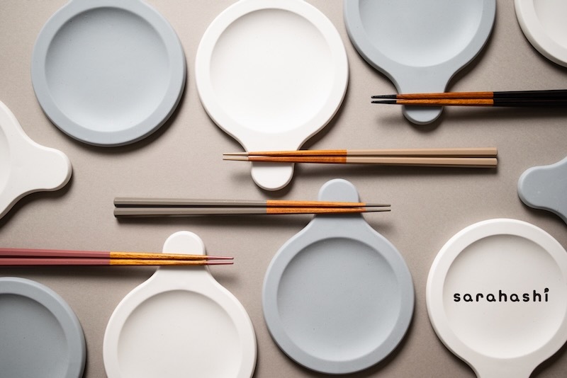 sarahashi double set｜毎日の食卓から未来を思う｜white x gray