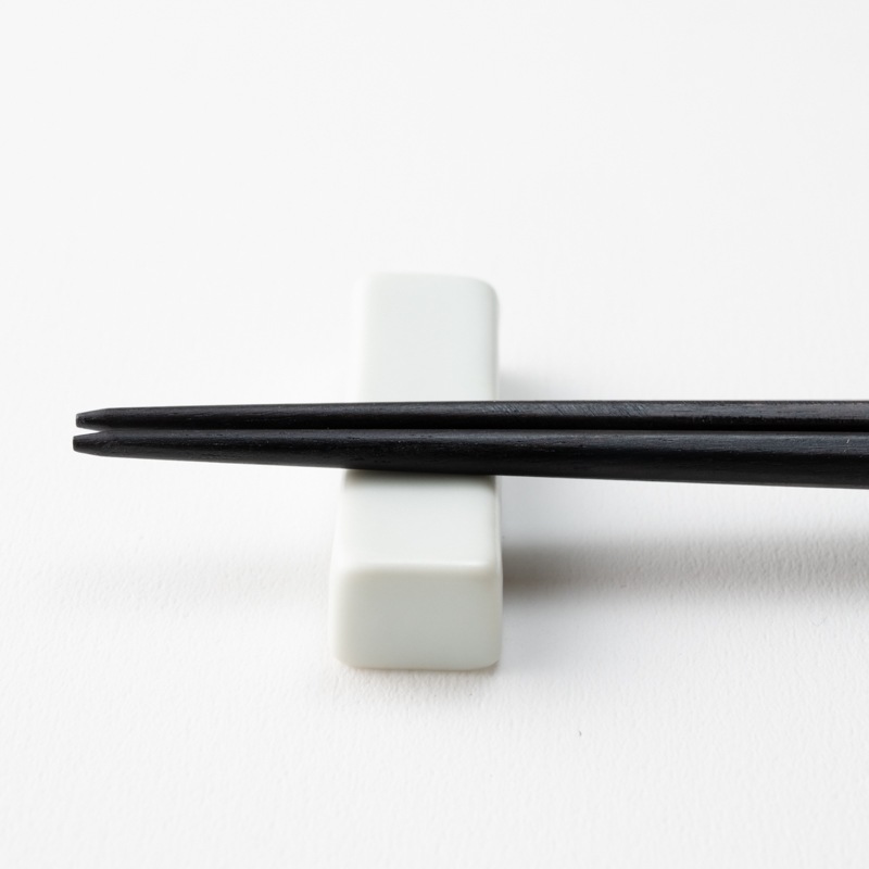 黒檀 五角 漆塗分 黒 23cm スリーブ箱入り