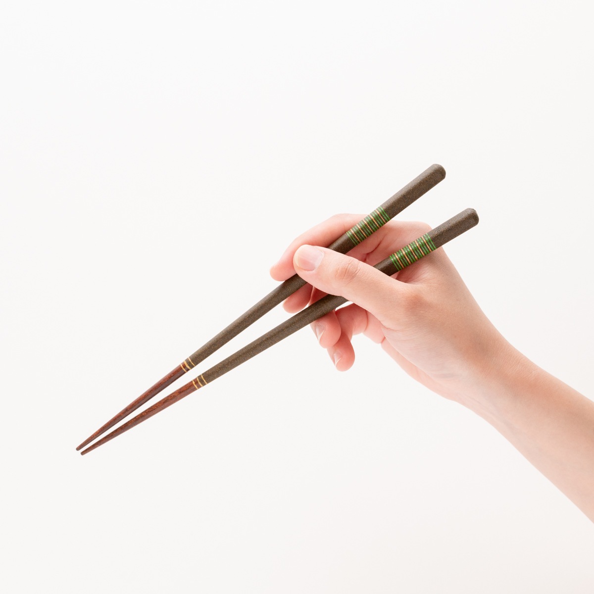 市松綴れ 大 砂岩箸置付 ギフト箱付