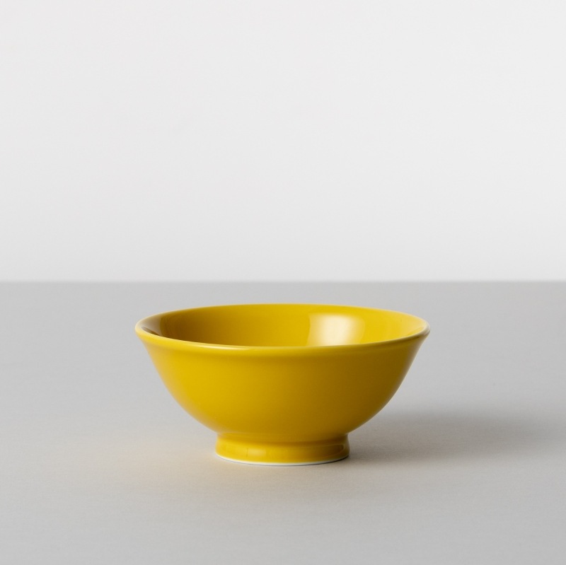 もぐもぐごっくん　ごはん茶碗　マスタード