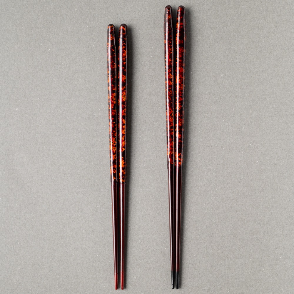 若狭塗箸 汐星|海に映る星と月の淡い美しさ|23.5cm 食洗機対応