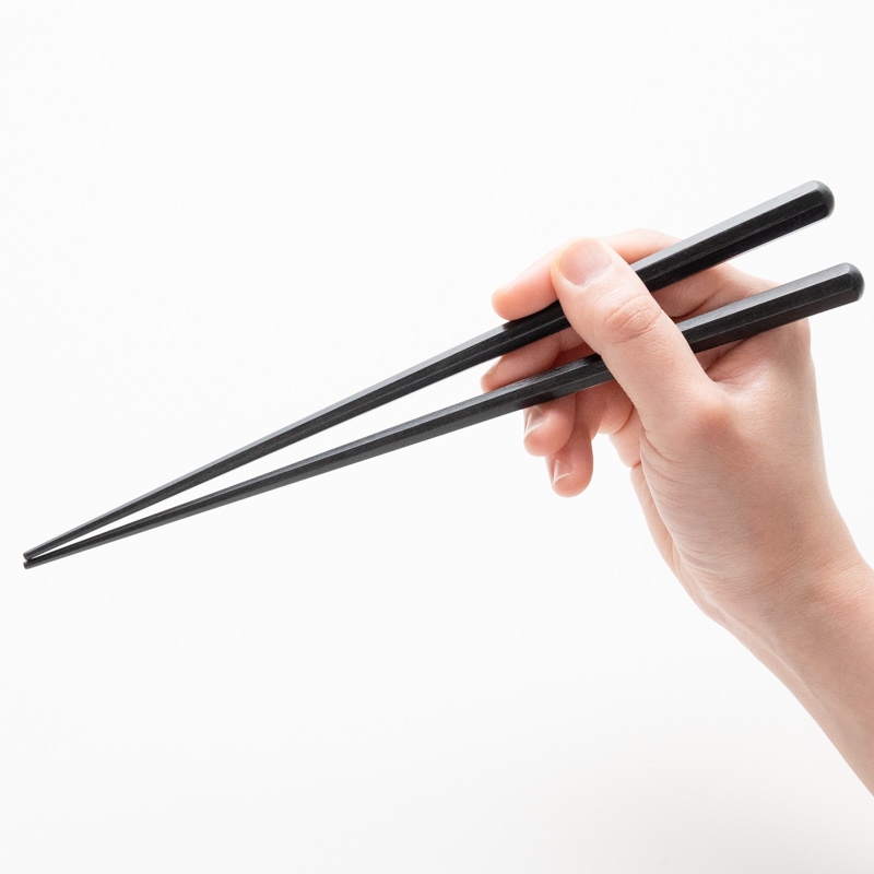 正八箸 黒檀 八角 23.5cm