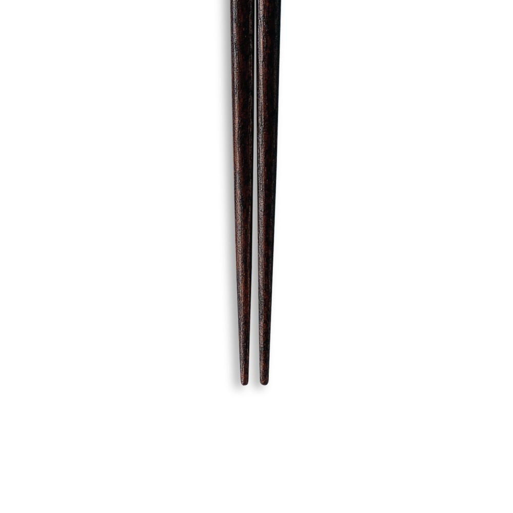 ｜サイズが選べる｜漆カラーサイズ箸　うさぎ　青 13cm～18cm　子ども箸