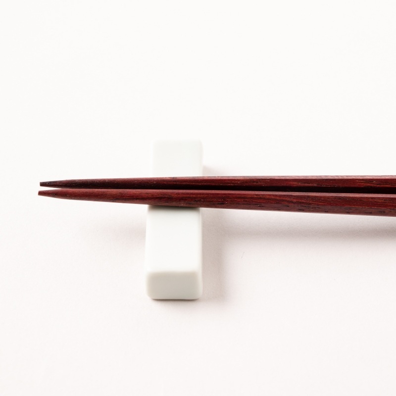 七角 拭漆 パープルハート 22cm 桐箱入