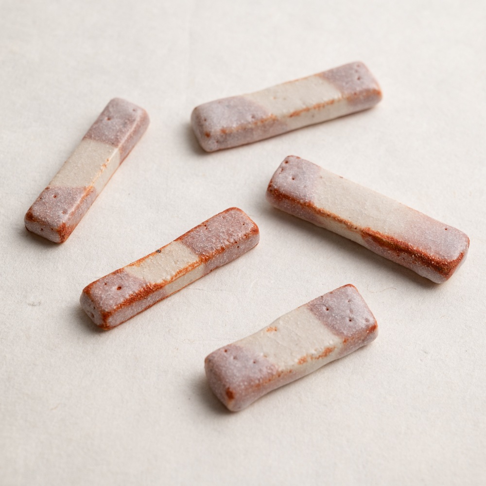 【オンライン限定】志野焼 四角 紅志野/鼠志野