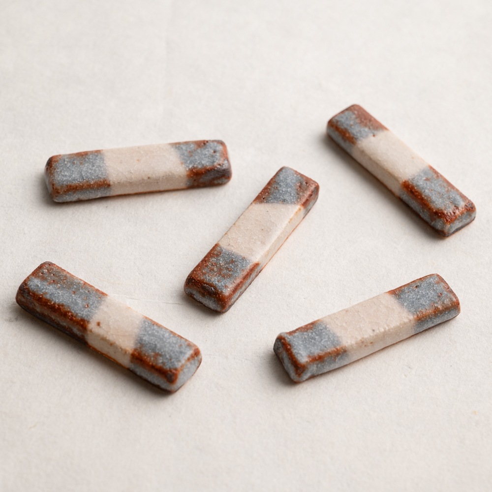 【オンライン限定】志野焼 四角 紅志野/鼠志野