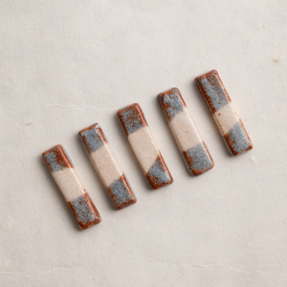 【オンライン限定】志野焼 四角 紅志野/鼠志野