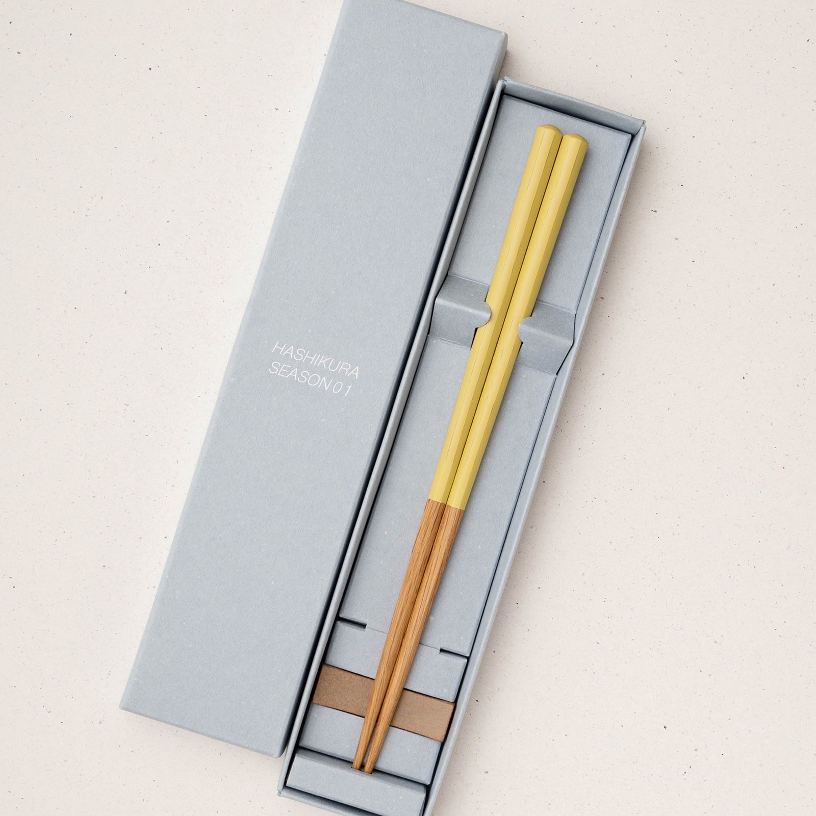 HASHIKURA SEASON01 月色 TSUKIIRO 八角 箸置付 ギフト箱付