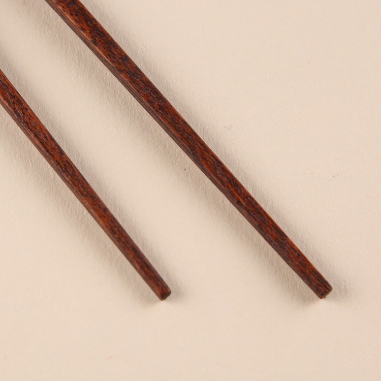 【名入れ対応：可】　渋味 ペア 砂岩箸置付 ギフト箱付