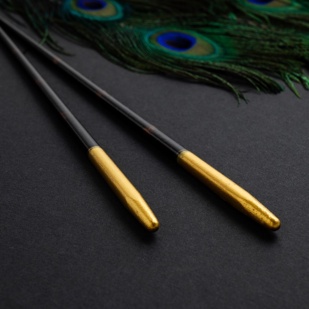 輪島孔雀 23cm|希望を描く、色彩の一膳