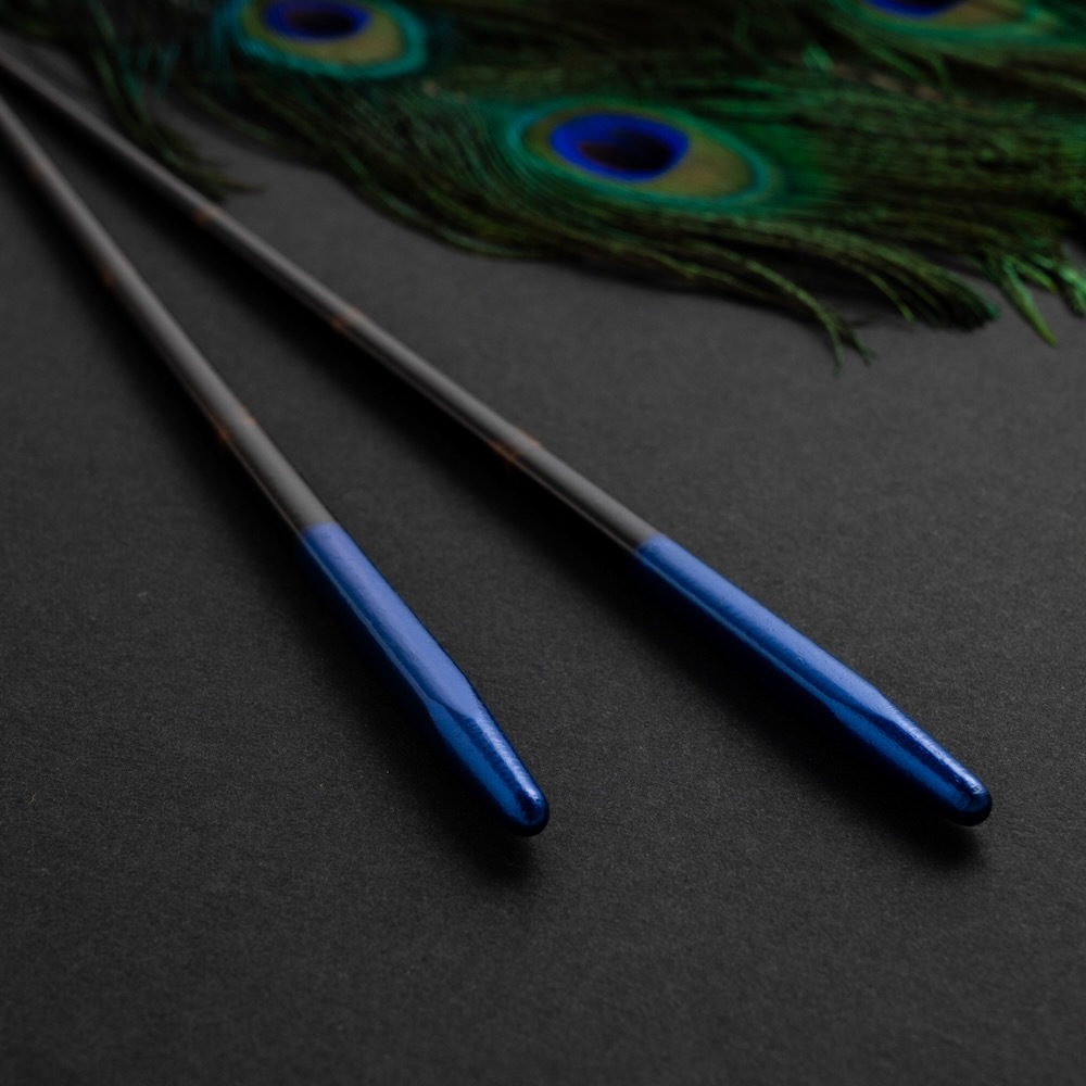 輪島孔雀 23cm|希望を描く、色彩の一膳