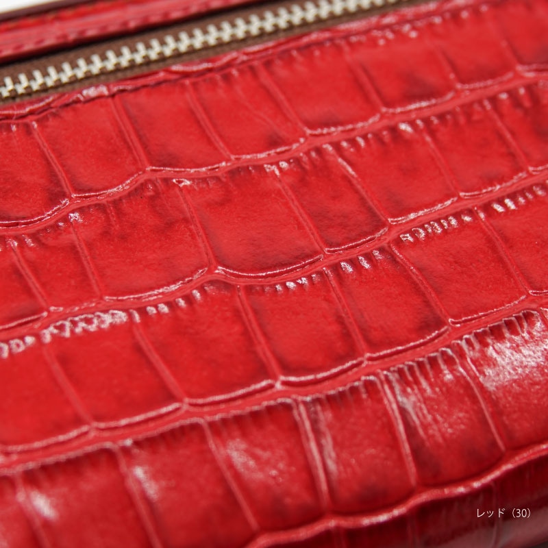 一点物】プロトタイプ ラウンド長財布 レッド zzs1301-56｜Kiefer neu