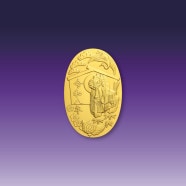 純金　18K 記念メダル 楽天市場】【中古A/美品】 メダル 天皇陛下御即位五十年 記念