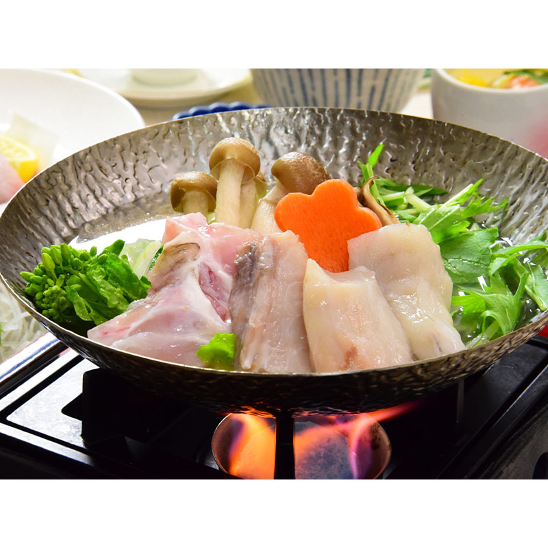 ふぐ鍋(白子入り)セット　(ぽん酢+昆布付き)