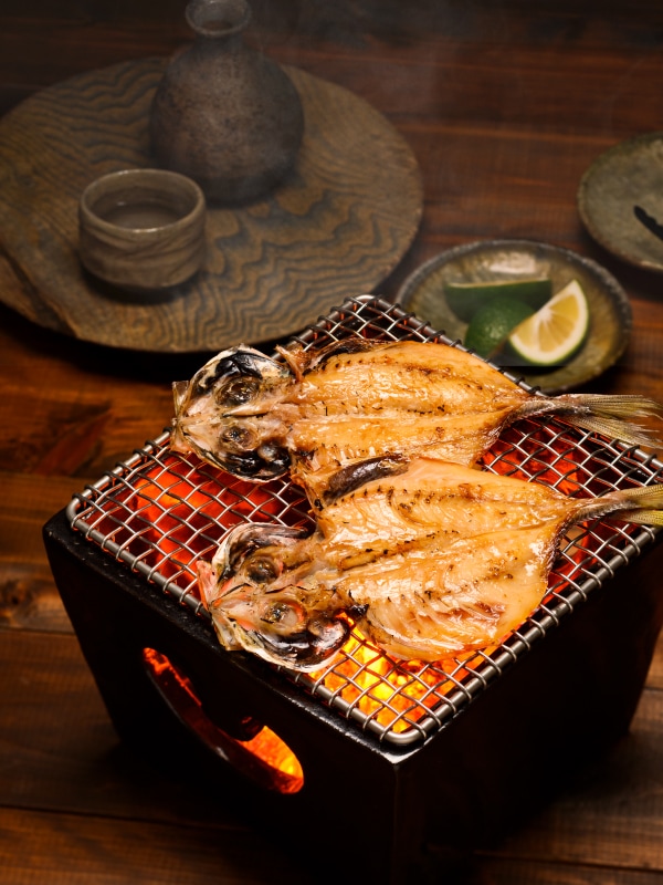 境港産　開きあじ