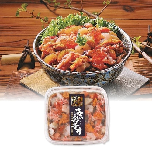 【まごころ便期間限定】海の彩華丼《冷凍》【のし対応】(お取り寄せ)(7～10日程度でのお届け予定)