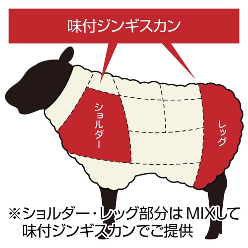 【ラム】北海道滝川産サフォークラム　味付ジンギスカン 400g《冷凍》[web受付限定]