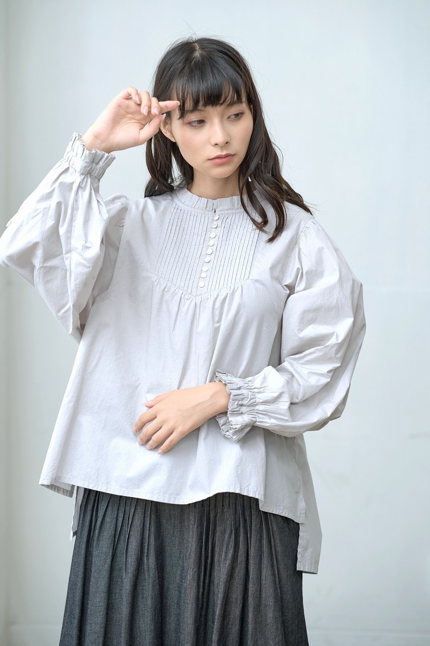 ブザムピンタックスモックブラウス（MGW-5028） | tops | tegami