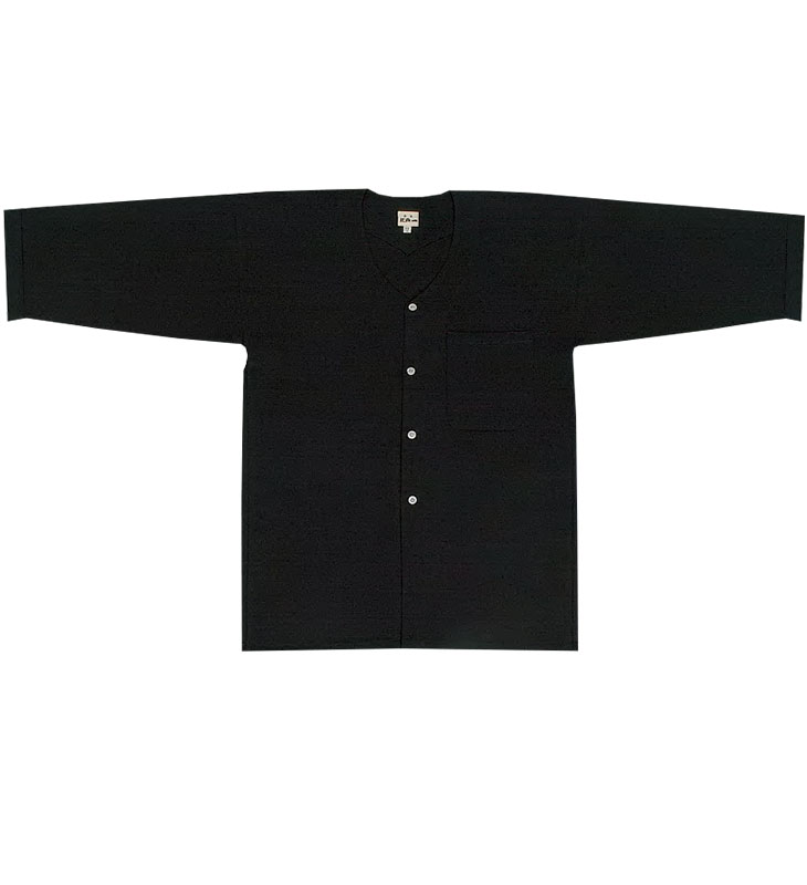 ・ダボシャツ 東京江戸一 大人用 無地染 黒 3 巾広 特長 | 股引き パッチ バッチ 祭り用 祭り用品 祭用品 祭り衣装 衣装 お祭り お祭 祭礼 イベント 余興 パーティー 男性 メンズ 女性 レディース ダボ 綿混 ブラック 無地 長袖シャツ 飲食店 江戸一 楽天 大きいサイズ