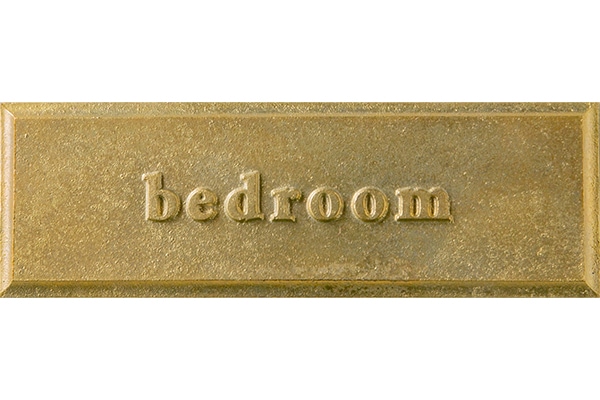 ◇ルームプレート 四角 「bedroom」｜FUTAGAMIオンライン