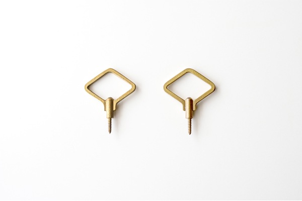 ◇ゼンマイフック 菱型｜FUTAGAMIオンラインショップ「家と真鍮」