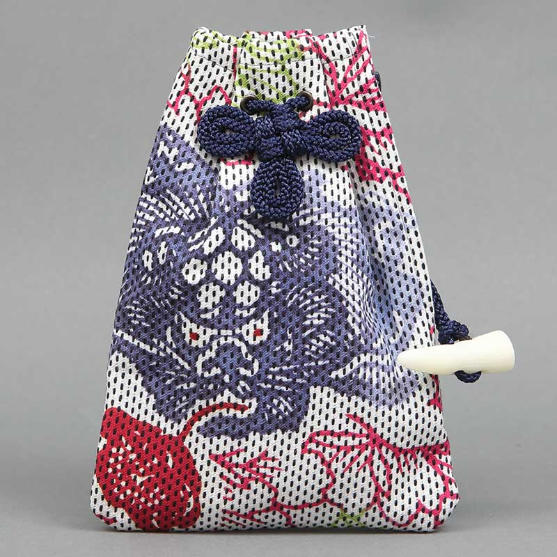 腰下巾着【九尾の狐｜刺子差分】祭用品専門店浅草絆纒屋ネットショップ