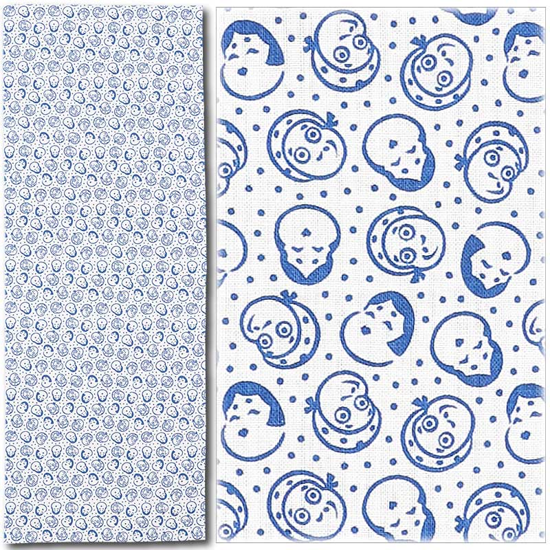 小紋手ぬぐい【おかめひょっとこ】祭用品専門店浅草絆纒屋ネットショップ