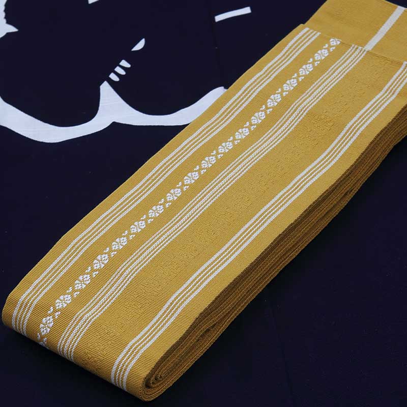 大人角帯(黄土色) 大人角帯(黄土色)