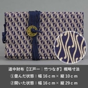 【うえぽん】扇子ケース・巾着・道中財布 道中財布【江戸一｜かごめ】祭用品専門店浅草絆纒屋ネットショップ