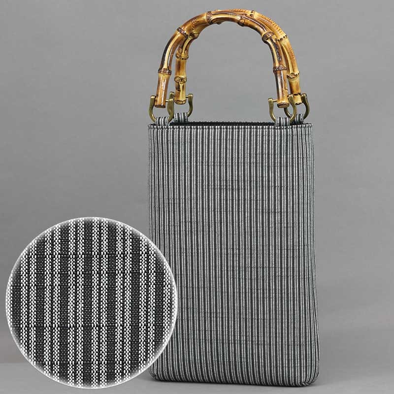 Amazon.co.jp: 大島紬 バンブー手提げ 外ポケット付 神輿 みこし