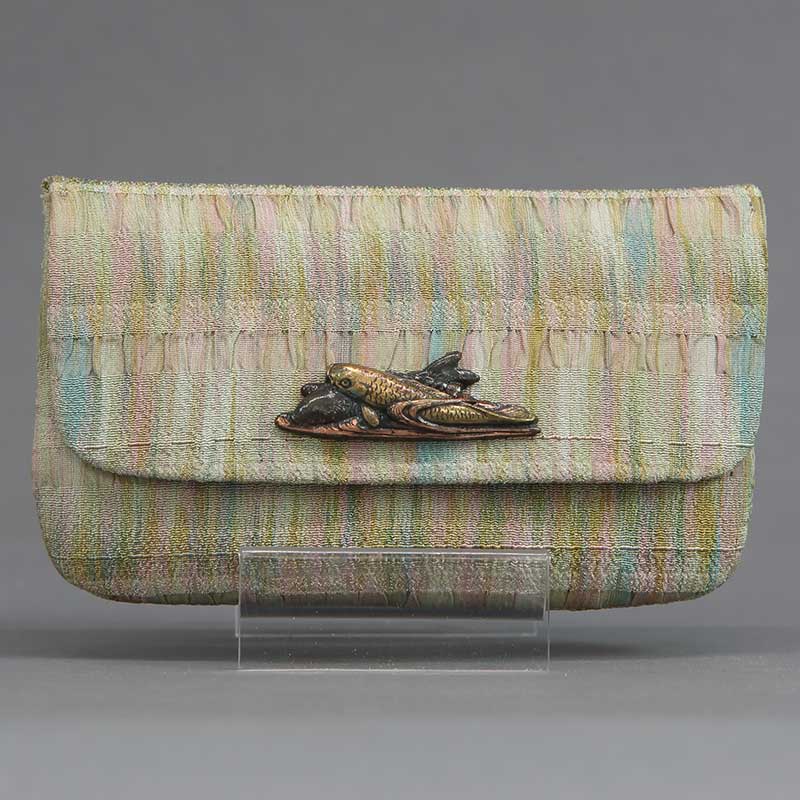 『漁師』目貫 煙草入れ 彫金 かます 漁師』目貫 煙草入れ 彫金 かます 漁師』目貫 煙草入れ 彫金 かます