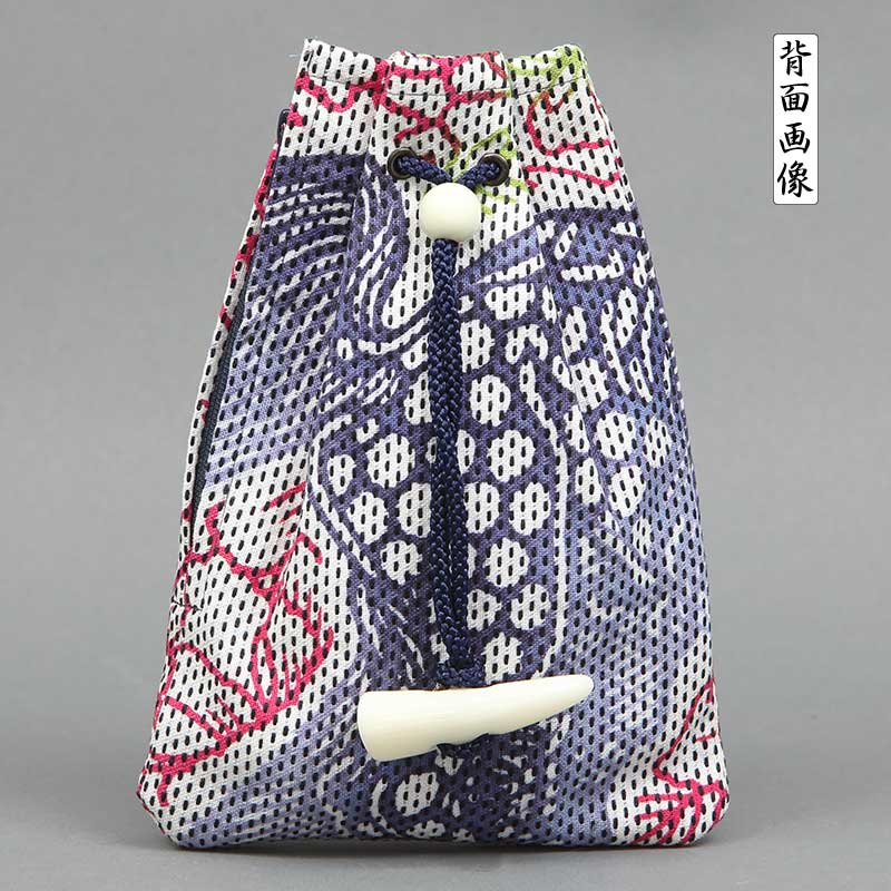 腰下巾着【九尾の狐｜刺子差分】祭用品専門店浅草絆纒屋ネットショップ
