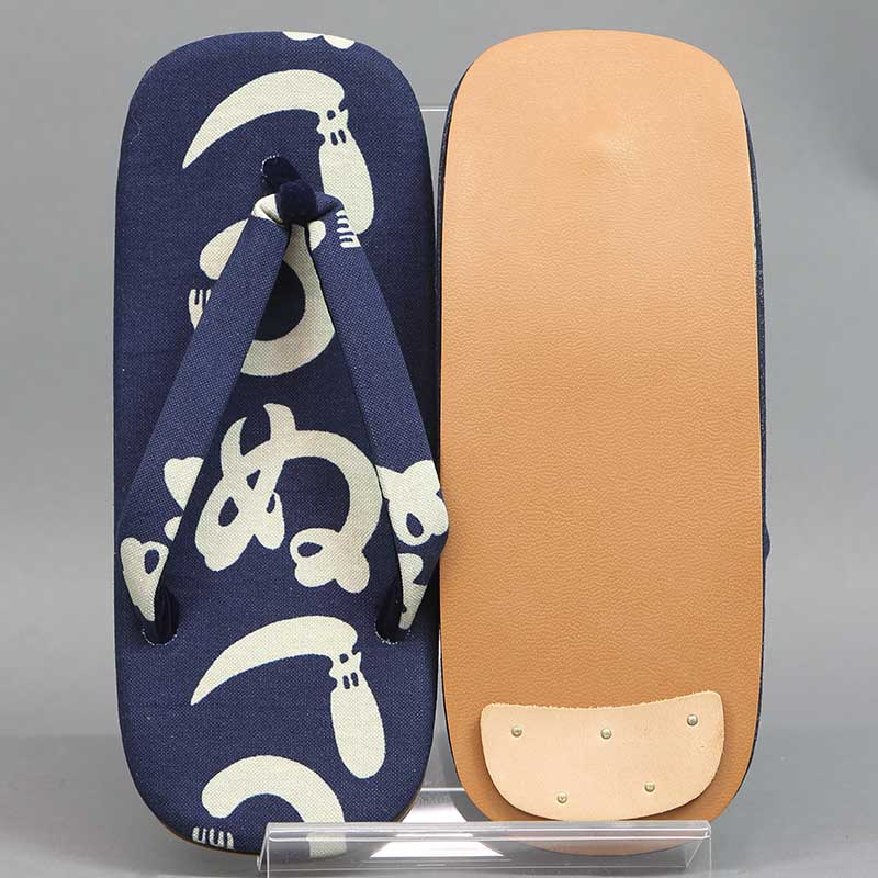 和柄雪駄【かまわぬ｜紺】祭用品専門店浅草絆纒屋ネットショップ