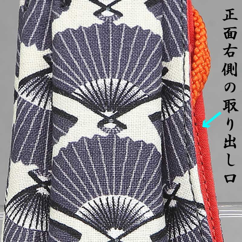 新川（ベロ）【扇面｜せんめん】紺□祭用品専門店浅草絆纒屋ネットショップ