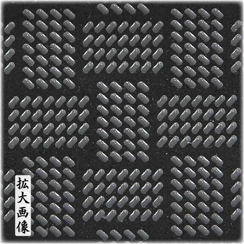 印傳屋F小銭入02【網代格子｜黒地×グレー漆】祭用品専門店浅草絆
