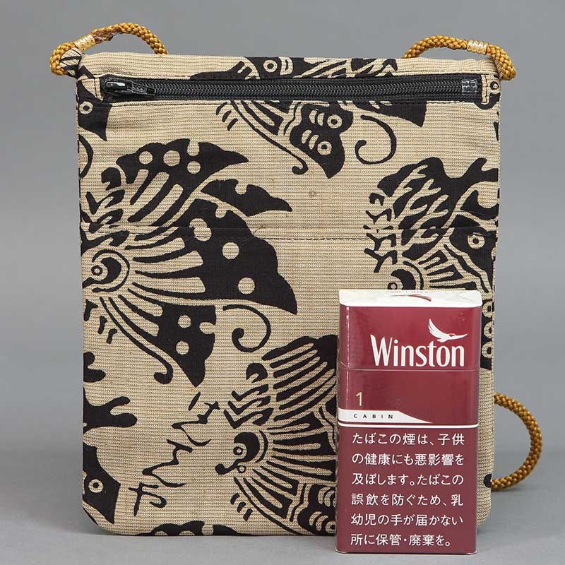 ごろ花様 リクエスト 4点 まとめ商品 祭ポシェット【蝶の柄｜濃茶紬】祭用品専門店浅草絆纒屋ネットショップ