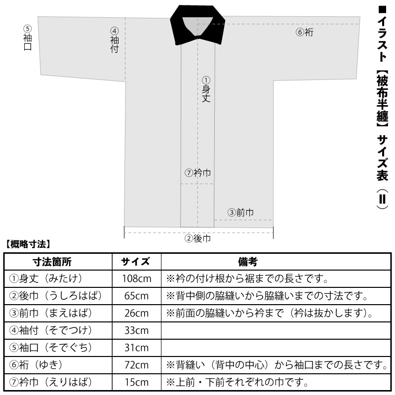 被布半纏｜半纏用コート【藍染｜角通し】祭用品専門店浅草絆纒屋ネット