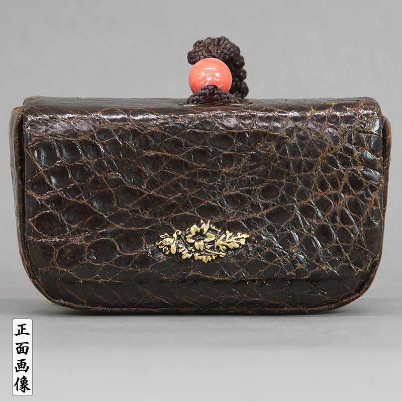 一本吊-特別仕様・腰下タバコケース【ウミガメ（海亀）タートルレザー